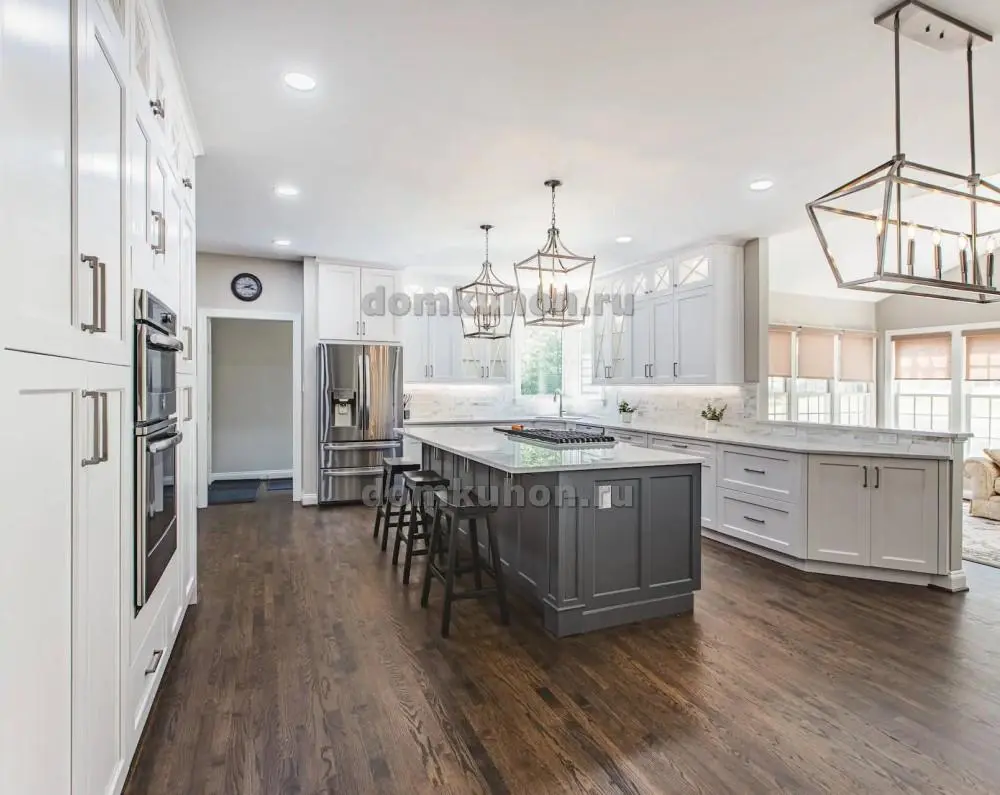 Кухня с островом - Фредерика